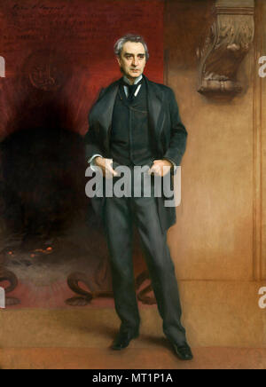 Edwin Booth, Edwin Thomas Booth (1833 - 1893) acteur américain qui parcourt les États-Unis et les grandes capitales de l'Europe, l'exécution de pièces de Shakespeare. Son frère était John Wilkes Booth. Edwin Booth par John Singer Sargent, 1890, Banque D'Images