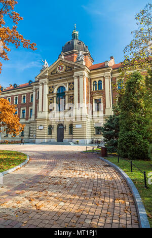 Bâtiment de l'Université d'économie de Cracovie. Pologne Banque D'Images