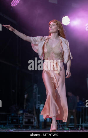 Swansea, Pays de Galles. 27 mai 2018, Florence  + the Machine jour deux des plus gros week-end dans la région de Singleton park, Swansea, le 5 mai 2018, le Pays de Galles.© Jason Richardson / Alamy Live News Banque D'Images