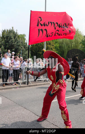 Luton, Bedfordshire 27 mai 2018 Carnaval de Luton a lieu sur un week-end ensoleillé, Luton, Bedfordshire, Royaume-Uni. Banque D'Images
