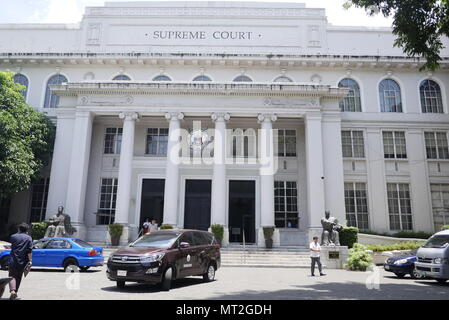 La ville de Manille, Philippines, Région de la capitale nationale. 28 mai, 2018. La Cour suprême des Philippines dans la chaleur de l'été, crédit : George Buid/ZUMA/Alamy Fil Live News Banque D'Images