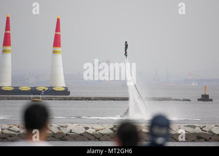 2018/05/26 Chiba, pour la 4ème année. La 3e ronde de la populaire du Championnat du monde Red Bull Air Race 2018 s'est tenue à Chiba au Japon. La Loi sur le côté (photos par Michael Steinebach/AFLO) Banque D'Images