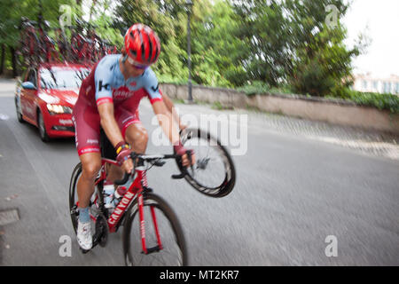 Rome, Italie. 28 mai 2018. Giro d'Italia 2018 : Scènes de la dernière étape du circuit au coeur de la capitale. Crédit : Stefano Senise/Alamy Live News Banque D'Images