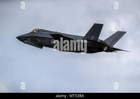 À l'embargo du mardi 29 mai 0001 Un RAF F35 B Variante décolle de la Base aérienne des marines de Beaufort à Beaufort Savannah, États-Unis. Banque D'Images