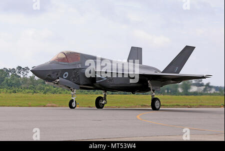 À l'embargo du mardi 29 mai 0001 Un RAF F35 B Variante décolle de la Base aérienne des marines de Beaufort à Beaufort Savannah, États-Unis. Banque D'Images