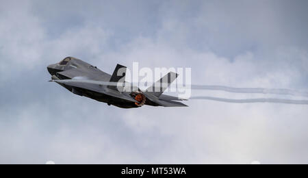 À l'embargo du mardi 29 mai 0001 Un RAF F35 B Variante décolle de la Base aérienne des marines de Beaufort à Beaufort Savannah, États-Unis. Banque D'Images