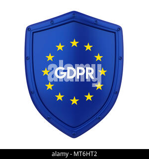 Pibr - Règlement général sur la protection des données Illustration Banque D'Images