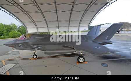 À l'embargo du mardi 29 mai 0001 Un RAF F35 B variantes à la base aérienne des marines de Beaufort à Beaufort Savannah, États-Unis. Banque D'Images