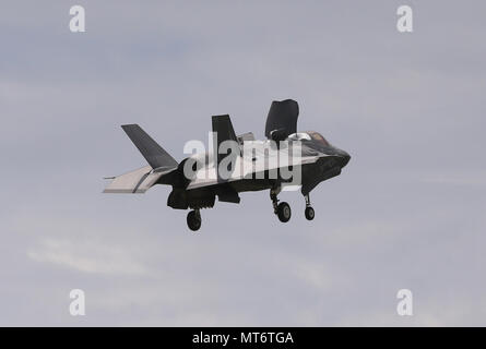 À l'embargo du mardi 29 mai 0001 Un RAF F35 B la variante de l'atterrissage de Beaufort des US Marines Air Base à Beaufort Savannah, États-Unis. Banque D'Images