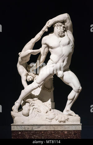 Rome. L'Italie. Hercule et Lichas, 1795-1813, sculpture d'Antonio Canova (1757-1822). GNAM Galerie Nationale d'Art Moderne Ercole e Lica, Galleria na Banque D'Images