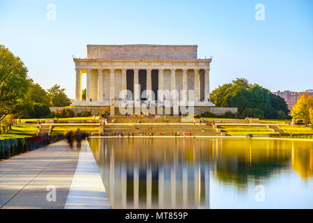 Le Lincoln Memorial à Washington DC Banque D'Images