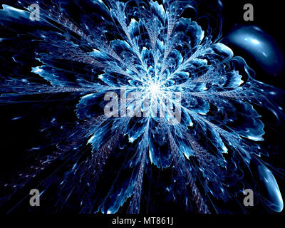 Fleur inhabituelle - abstract image générée numériquement Banque D'Images