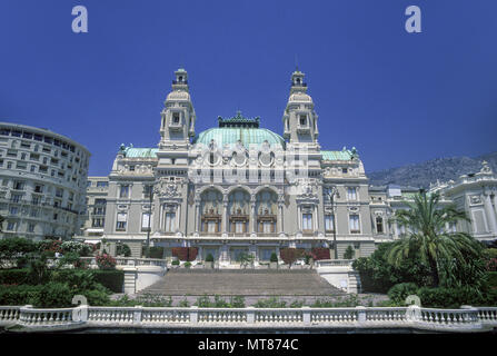 1988 MONTE CARLO CASINO VIEILLE PRINCIPAUTÉ DE MONACO Banque D'Images