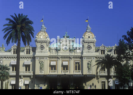 1988 MONTE CARLO CASINO VIEILLE PRINCIPAUTÉ DE MONACO Banque D'Images