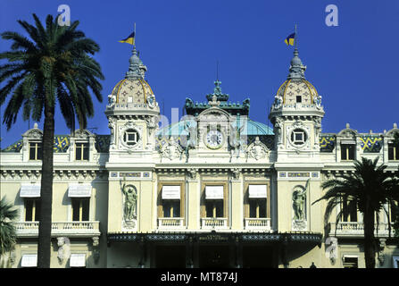 1988 MONTE CARLO CASINO VIEILLE PRINCIPAUTÉ DE MONACO Banque D'Images