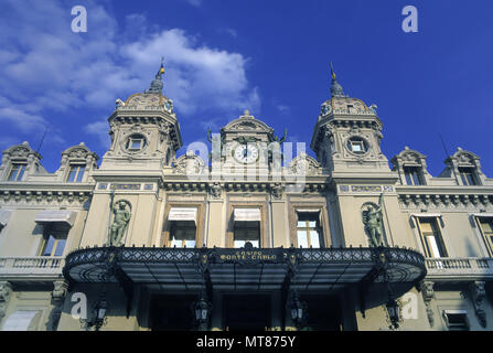 1988 AUVENT ENTRÉE HISTORIQUE ANCIEN CASINO PLACE DU CASINO MONTE CARLO, PRINCIPAUTÉ DE MONACO Banque D'Images