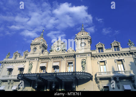 1988 AUVENT ENTRÉE HISTORIQUE ANCIEN CASINO PLACE DU CASINO MONTE CARLO, PRINCIPAUTÉ DE MONACO Banque D'Images