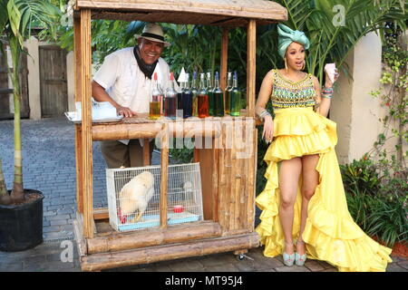 Miami, Floride, USA. 29 mai, 2018. Le Cardi B sur l'ensemble de son tournage vidéo J'aime le 28 mars 2018 à Miami, en Floride. Crédit photo : Walik Goshorn/Mediapunch/Alamy Live News Banque D'Images