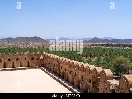 Château de Jabrin, Ad Dakhiliyah oasis Région, Jabreen, Oman Banque D'Images