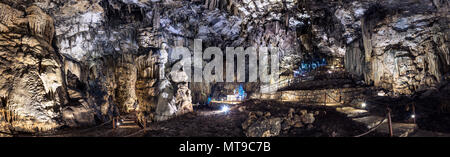 Grotte de Melidoni, Gerontospilios, Crète, Grèce Banque D'Images