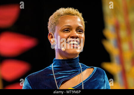 Samedi 26 mai 2018 Photo : Gemma Cairney pourparlers au Hay Festival Re : Le Hay festival 2018 aura lieu à Hay on Wye, Powys, Wales Banque D'Images