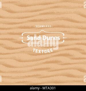 Vector background texture sable homogène avec des ondulations naturelles Illustration de Vecteur