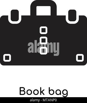 Icône sac isolé sur fond blanc Illustration de Vecteur