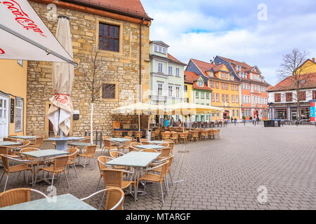 ERFURT, ALLEMAGNE - circa 2018, mars : le city scape de ville d'Erfurt en Allemagne Banque D'Images