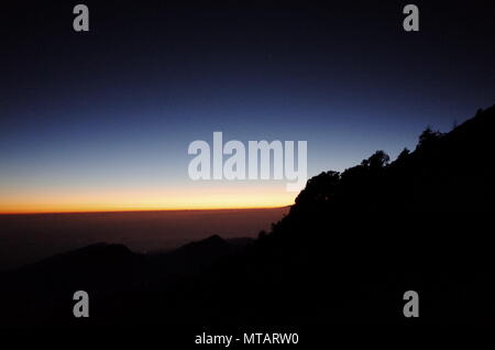 Scène du Parc National du Mont Rinjani Banque D'Images