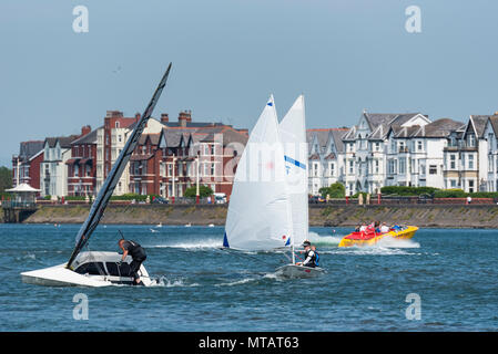 Southport Lac Marine bateaux et yachts Banque D'Images