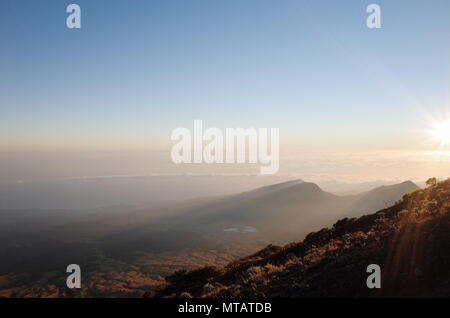 Scène du Parc National du Mont Rinjani Banque D'Images