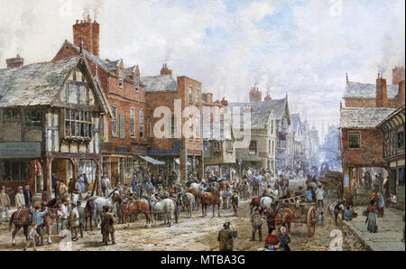 Rayner Louise - la foire du cheval Foregate Street Chester Banque D'Images