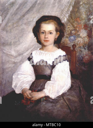 Pierre-Auguste Renoir - Mademoiselle Romaine Lacaux 1864 Banque D'Images