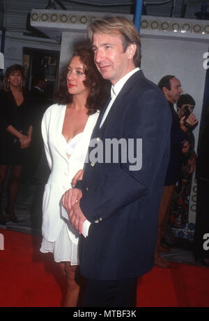 LOS ANGELES, CA - le 10 juin : l'Acteur Alan Rickman assiste à la "Robin Hood : Prince of Thieves' Westwood Création le 10 juin 1991, à l'Mann Village et Bruin Theatres à Los Angeles, Californie. Photo de Barry King/Alamy Stock Photo Banque D'Images