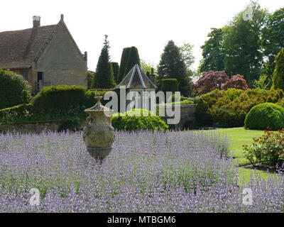 Sur le jardin, Long Melford, Suffolk Banque D'Images