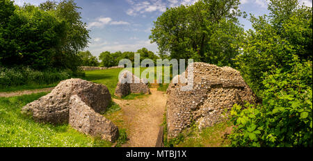 Bramber Castle, West Sussex, UK Banque D'Images