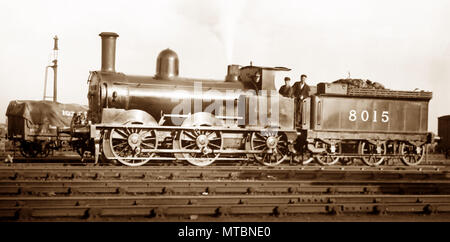 LMS locomotive à vapeur, début des années 1900 Banque D'Images