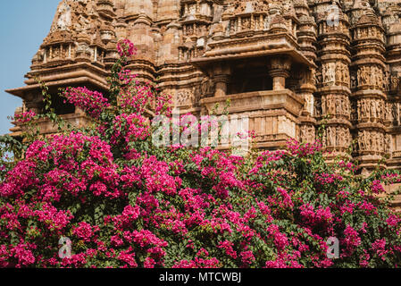 Explorez Khajuraho, Inde Banque D'Images