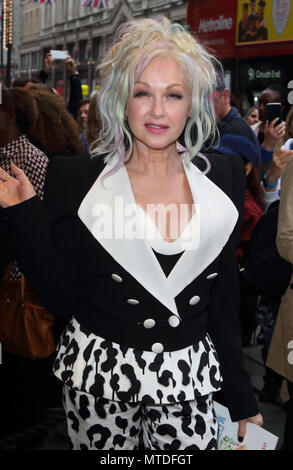 Londres, Royaume-Uni. 29 mai, 2018. Cyndi Lauper à la Kinky Boots - gala - à l'Adelphi Theatre, The Strand, Londres, le mardi 29 mai 2018 Photo de Keith Mayhew Crédit : KEITH MAYHEW/Alamy Live News Banque D'Images