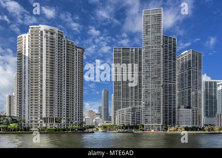 Brickell à Miami en Floride Banque D'Images