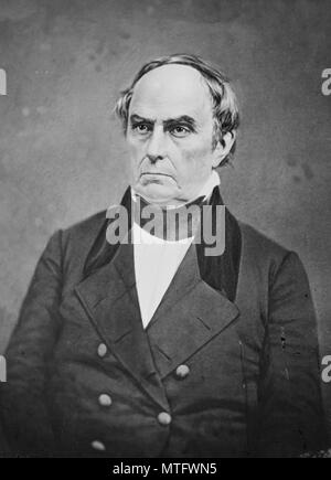 Daniel Webster (1782 - 1852) homme politique américain Banque D'Images