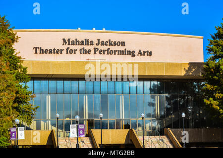 Mahalia Jackson Theater for the Performing Arts - c'est un théâtre appelé après le chanteur de gospel Mahalia Jackson, qui est né à La Nouvelle Orléans. Banque D'Images