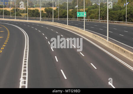 Autoroute vide Banque D'Images