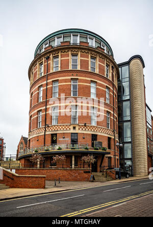 Le Roundhouse bar pris à Nottingham, Nottinghamshire, Angleterre le 24 mai 2018 Banque D'Images