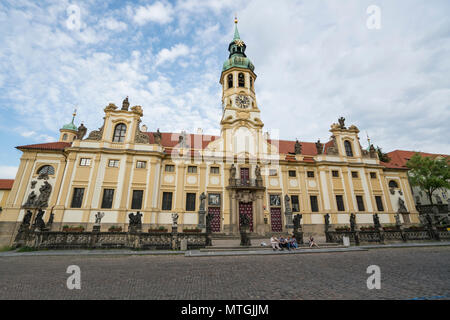 Église Notre-Dame-Lorette à Prague, République Tchèque Banque D'Images