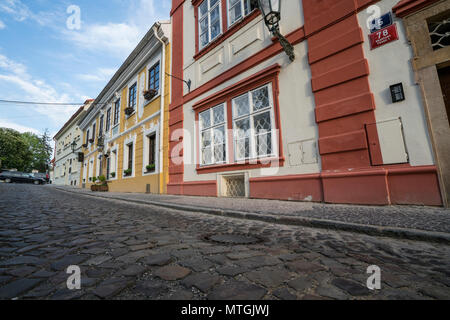 Maisons typiques dans le district de Novy Svet à Prague, République Tchèque Banque D'Images