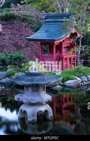 Jardin japonais, Point Defiance Park, Tacoma, Washington Banque D'Images