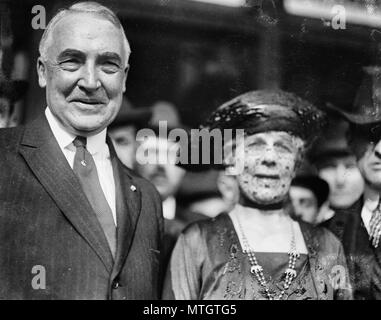 Warren et Florence Harding, vers 1920 Banque D'Images