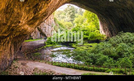 Lovech, Bulgarie grotte Devetashka, dans cette grotte ont été faites quelques scènes de l'usure 2 et il y a beaucoup de chauves-souris Banque D'Images