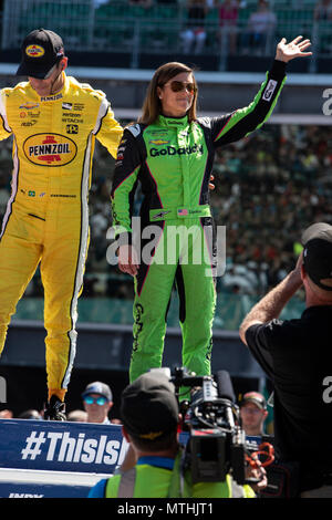 Danica Patrick à indy 2018 Banque D'Images